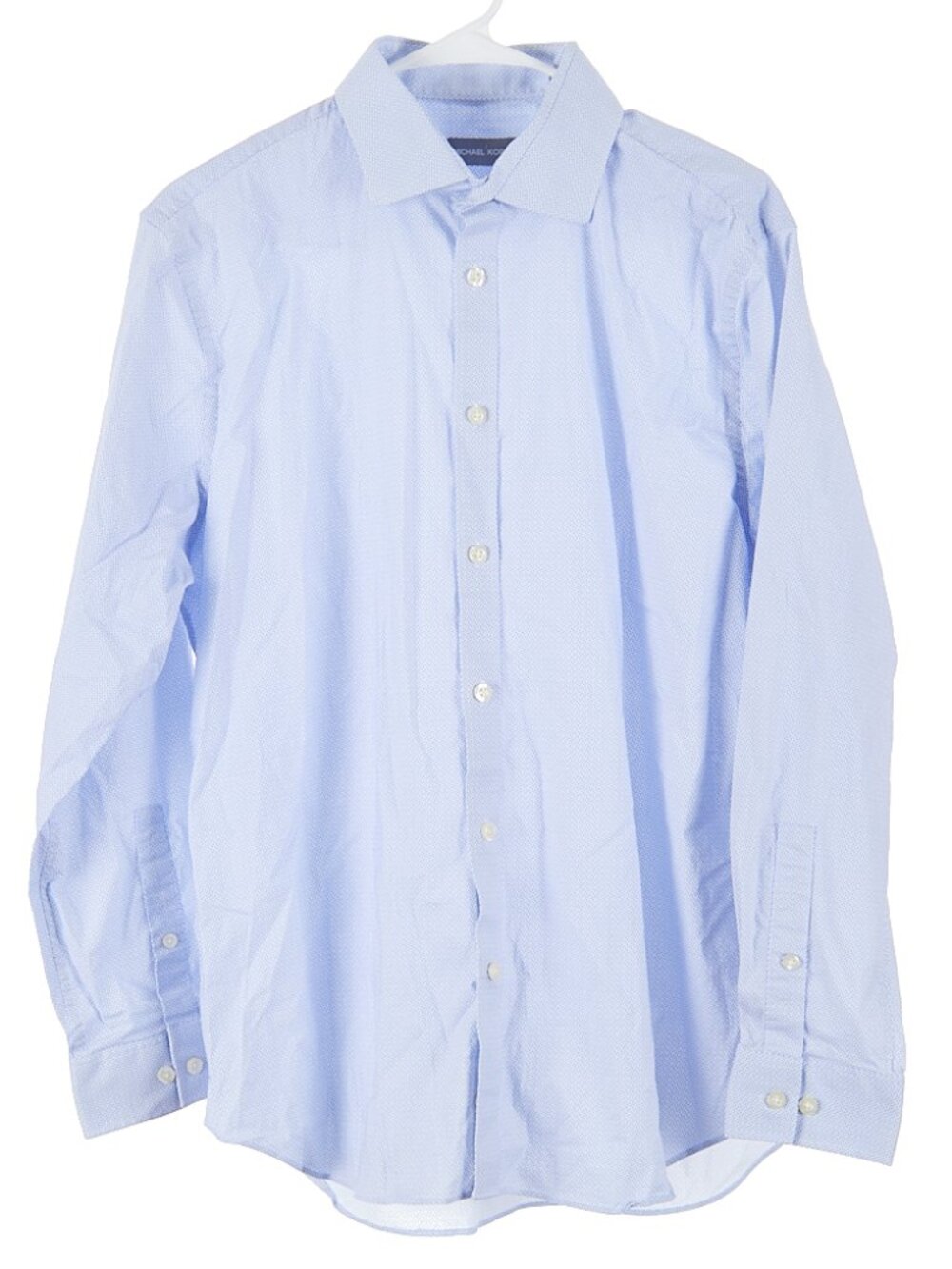 Michael Kors Classic Casual Slim Fit Stretch Button Up Shirt Men's Large
